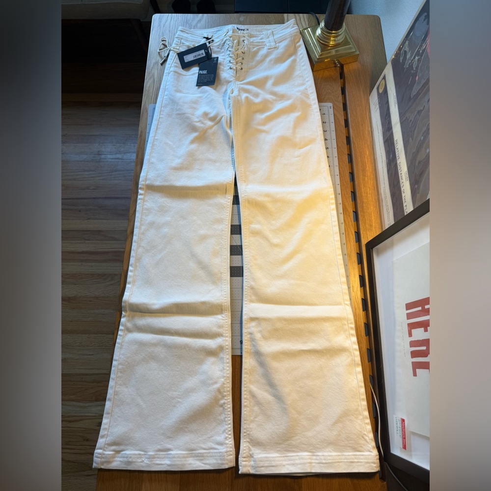 Paige Leenah Lace up Jeans